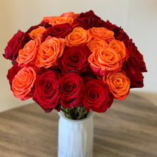 Abenity Miles Farmer's Choice 24 Roses Plus Vase (Exclusive Bouquet)